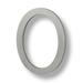 Sure-Loc HNF6-0 6"" Tall Brushed Aluminum Floating House Number 0