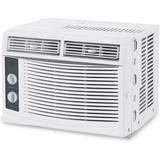 Window Air Conditioner 5000 BTU Window-Mounted Room Air Conditioners Mechanical Control AC Unit With Easy Install Kit 2 Cooling & Fan Speeds 2-Way Air Deflection Auto Restart Cools 150 sq.ft