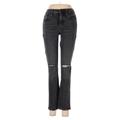 Madewell Jeans - Super Low Rise: Black Bottoms - Women's Size 23