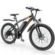 Elifine 500W Electric Bike for Adults 26 Mountain Electric Bicycle with 5 Riding Modes Ebike 48V 7.8Ah Battery Shimano 21 Speed 19.8 mph Aluminum Alloy Electric Commuter Bike up to 50 Miles