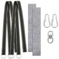 1 Set of Outdoor Swing Strap Hammock Fixed Strap Replacement Outdoor Hammock Chair Hanging Kit