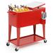 MoNiBloom 80 Quarts Wheeled Serving Station/Cart in Red | 33.5 H x 36 W x 15 D in | Wayfair A03-RCC-001-RD