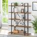 17 Stories Metal Wood 5 Tier Bookshelf & Storage Book Rack Wood in Brown | 70 H x 47.2 W x 12.7 D in | Wayfair BD0D915A87C8419E93436D016F48B150