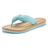 Badezehentrenner ELBSAND, Damen, Gr. 40, grün, Obermaterial: 100% Textilmaterial. Futter: 100% Textilmaterial. Decksohle: 100% Synthetik. Laufsohle: 100% Synthetik, kontrastfarbene Details, casual, Schuhe, Sandale, Pantolette, Badeschuh ultraleicht...