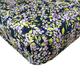 Bougainvillea Lilac and Navy Floral Fitted Crib Sheet - Fits Standard Crib Mattresses and Daybeds