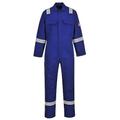 Portwest BIZ5 Men's Hi Vis FR Coveralls - Bizweld Iona Flame Retardant Fireproof Workwear Overalls Royal Blue, Medium