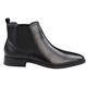 TruClothing.com Mens Black Slip On Chelsea Boots Real Leather Smart Casual - Black 9 UK