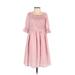 Daisy Casual Dress - Popover: Pink Dresses - Women's Size 6