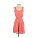 LC Lauren Conrad Casual Dress: Pink Brocade Dresses - Women's Size X-Small