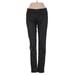 DL1961 Jeans - Mid/Reg Rise Skinny Leg Denim: Black Bottoms - Women's Size 26 - Black Wash