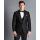 Men's Shawl Lapel Dinner Suit Jacket - Black, 40S Short by Charles Tyrwhitt