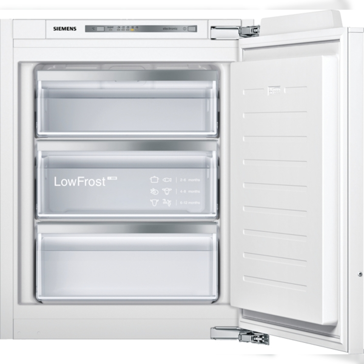 Siemens iQ500, GI11VAFE0 Einbau-Gefrierschrank, 71.2 x 55.8 cm, Flachscharnier Image