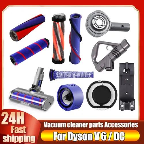 Accessoires de remplacement pour aspirateur sans fil Dyson V6 DC47 DC58 DC59 DC61 DC62 DC72 DC74 SV03 à SV09, pièces tête de rouleau