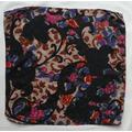French Silk Pocket Square, Bernard Chaix, Paris. Bold Floral Print Woven Into Silk. Traditional Pochette Hankerchief