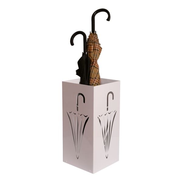 SZ Metall Schirmständer »Umbrella« Stahl weiß, 23x49x23 cm