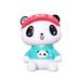 1Pc Panda Design Saving Pot Cartoon Animal Shaped Piggy Bank Household Decoration Creative Gift Supplies for Kids Children (Blue)