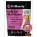 Pet Honesty Cat Daily Multivitamin Supplement for Cats Chicken Flavor Dual Texture Treat 30 Days Supply