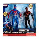 Disney Parks SpiderMan 2099 Miles Morales Talking Action Figure Set New With Box