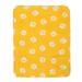 Pet blanket Pet Blanket for Dog Cat Animal Paw Double-sided Fleece Blankets All Year Round Puppy Kitten Bed Sleep Mat 60x70cm (Yellow Background with White Paws)