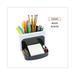 Universal Deluxe Message Center 6 Compartments Plastic 5.5 x 6.75 x 5 Black | Order of 1 Each