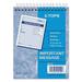 TOPS Telephone Message Book With Fax/mobile Section Two-Part Carbonless 4.25 X 5.5 1/page 50 Forms | Order of 1 Each