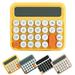 Stationery Small Square Calculator Student Computer Machine Office Calculator Large Lcd Dual Portable-Yellow