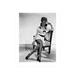 Smiling Betty Grable Sitting on Chair - Unframed Photograph Paper in Black/White Globe Photos Entertainment & Media | 10 H x 8 W x 1 D in | Wayfair