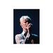 David Bowie Singing on Stage at Serious Moonlight Tour - Unframed Photograph Paper in Black/Blue/Brown Globe Photos Entertainment & Media | Wayfair