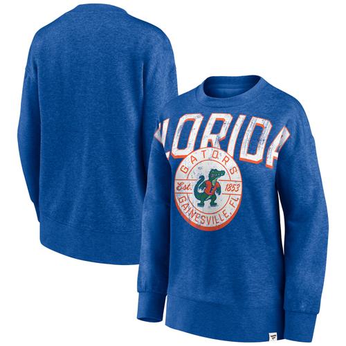 Damen Florida Gators Jump Distribution Fanatics Heathered Pullover Sweatshirt