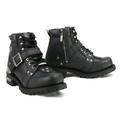 Milwaukee Motorcycle Clothing Company MB433 Men s Black Road Captain Motorcycle Leather Boots 9.5