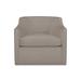 Armchair - Birch Lane™ Marietta Upholstered Swivel Armchair Other Performance Fabrics in Black/Brown | Wayfair 795BECC773294442BEAACCBDB9180C53