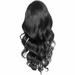 Chaolei Wig for Women Women s Wig Front Lace African Fiber Long Curly Hair Big Wave Wig False Head Cover Black Silk Wigs Hair for Daily Party Use
