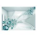 Orren Ellis Cymantha Diamond Corridor Turquoise Wall Mural Vinyl | 173 W in | Wayfair 3B50E58F443D4CFC86C17D7BC745A3FE
