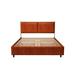 Mercer41 Tinley Upholstered Storage Bed Faux leather in Brown | 43.31 H x 65.43 W x 82.28 D in | Wayfair EEC57DA9F4F6440B9B33F2A538E3EAE0