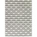 Gray 83.86 x 62.99 x 0.55 in Area Rug - Hokku Designs Bryant Grey Geometric Striped Area Rug Polypropylene | 83.86 H x 62.99 W x 0.55 D in | Wayfair