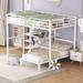 Isabelle & Max™ Ngyuen Twin Over Full Bunk Bed Wood in White | 70 H x 77.6 W x 99.1 D in | Wayfair 58A472F23DE04F86A21E0B96565C525A