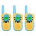 3pcs Walkie Talkies for Kids Backlit LED Flashlight Outdoor Family Activities Long Range for Camping Hiking