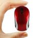 Mini Small Wireless Mouse for Travel Optical Portable Mini Cordless Mice with USB Receiver for PC Laptop Computer -Red