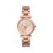 Women's Fossil Gold Tennessee Volunteers Carlie Rose Stainless Steel Watch