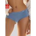 Panty NUANCE Gr. 44/46, 2 St., blau (oceanblau, weiß) Damen Unterhosen Panties