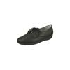 Schnürschuh NATURAL FEET "Larissa", Damen, Gr. 41, schwarz, Leder, elegant, Schuhe, aus hochwertigem Hirschleder