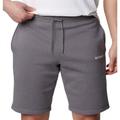 Columbia Herren Logo Fleece Short Fleece-Shorts, City Grey Heather,