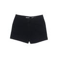 Sonoma Goods for Life Khaki Shorts: Black Solid Bottoms - Women's Size 6