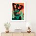 East Urban Home 'Esperanza' by Reyna Noriega - Painting Print Paper/Metal in Black/Green/Red | 32 H x 24 W x 1 D in | Wayfair