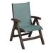 Grosfillex Expert Grosfillex Belize Midback Folding Sling Outdoor Chair Wood/Sling in Brown | 40 H x 24.75 W x 29 D in | Wayfair US550037