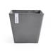 Ecopots Rotterdam Indoor/Outdoor Modern Recycled Mid High Plastic Flower Pot Planter Plastic in Gray | 7 H x 8 W x 8 D in | Wayfair 5411942740520