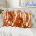 Willa Arlo™ Interiors Willisville Faux Fur Square Pillow Cover Faux Fur in Orange | 20 H x 20 W x 1 D in | Wayfair D65DF84BB4964BF791B6B853198A77BB