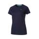 Puma Womens Powercool Speed Short Sleeved Tee Training T-Shirt Navy 515094 01 Cotton - Size 8 UK