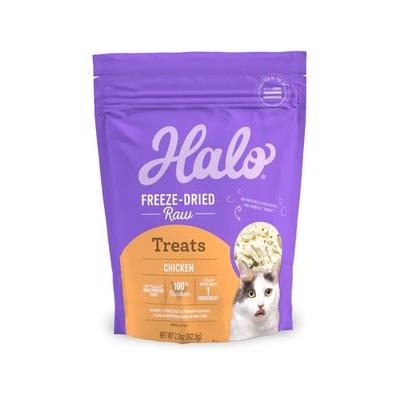 Halo 100% Chicken Breast Freeze-Dried Cat Treats, 2.2-oz bag