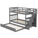 Stairway Twin-Over-Twin Bunk Bed with Twin size Trundle